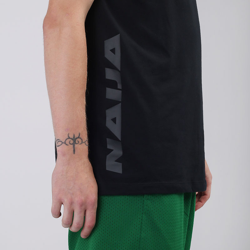 мужская черная футболка Nike Dri-FIT Giannis Logo Naija Basketball T-Shirt CV1091-010 - цена, описание, фото 3